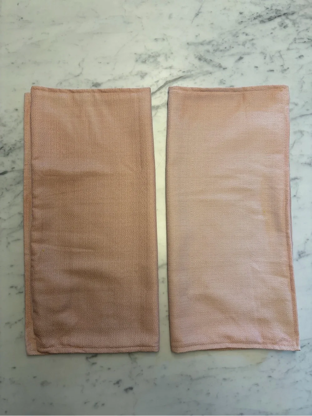 IKEA 20x20 Light Pink Square Textured Pillow Cover (set of two)